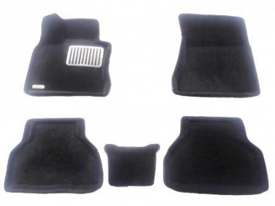 Hyundai i30 (09-11), Kia Ceed (06-12) и Serato (2010-) черные всесезонные 3D коврики салона с противоскользящими накладками