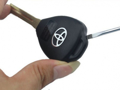 Заготовка ключа зажигания с корпусом три кнопки для Toyota